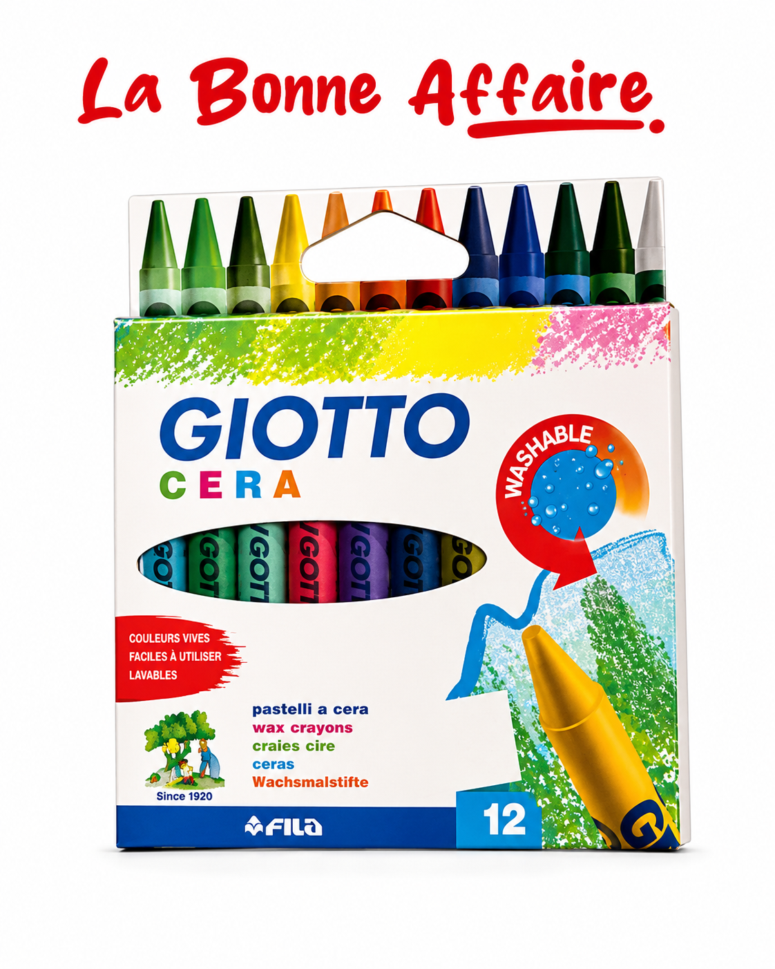 crayon cire gioto